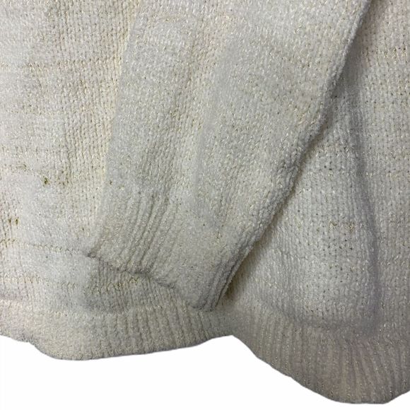 NWOT‎ Eddie Bauer Womens Sweater Size Large Cream - Picture 3 of 4